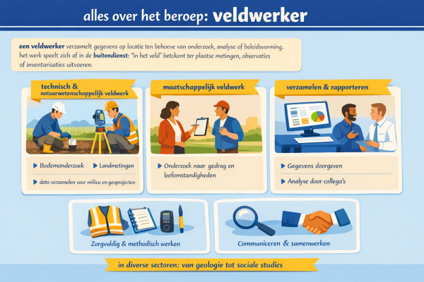 Alles over het beroep veldwerker wat doet een veldwerker